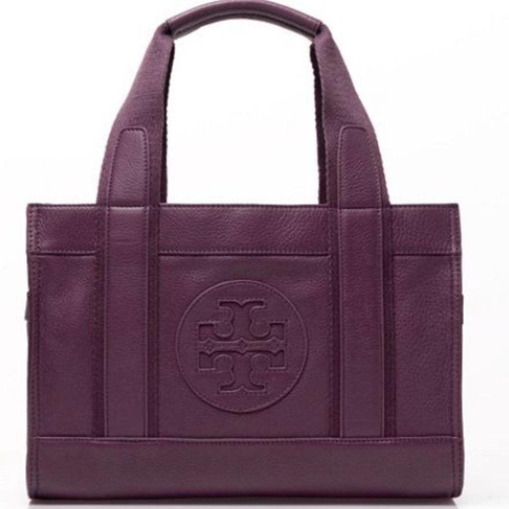 Tory Burch Leather – Mini Tory Tote True Violet